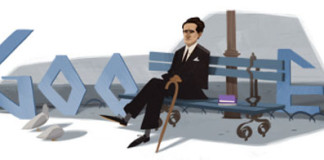 Google rinde homenaje a César Vallejo con doodle