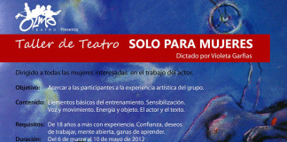 Taller de teatro «solo para mujeres»