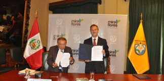 Municipalidades de Moche y Miraflores (Lima) firmaron convenio de apoyo mutuo