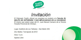 Tertulia en Trujillo: El Delito de Extorsión y sus Implicancias en la Sociedad