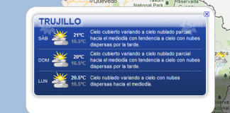 Pronóstico del tiempo para hoy Sábado 13 de octubre