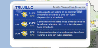 Pronóstico del tiempo para hoy 23 de noviembre