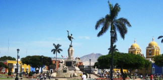 Ómnibus a Gas Natural Vehicular llegan a Trujillo para exposición en Sindicato de Choferes