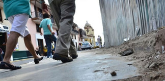 Ministerio financia obras de veredas en el Centro Histórico