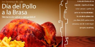 Inician las Actividades para celebrar Día del Pollo a la Brasa a Nivel Nacional