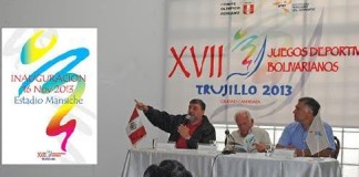 Conferencia de prensa sobre los XVII Juegos Bolivarianos Trujillo 2013
