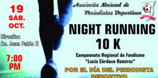 Night Running en el día del Periodista Deportivo