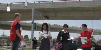 Realizan campaña Cuida tu vida en baipás de Mansiche