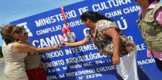 Continúa señalización del patrimonio cultural con paneles informativos en La Libertad