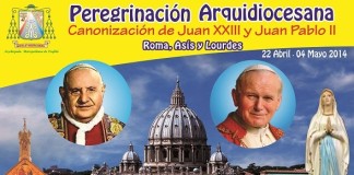 Fieles trujillanos estarán presentes en Canonización de Juan Pablo II y Juan XXIII en Roma
