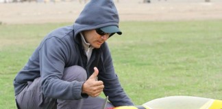 Evento de aeromodelismo en Trujillo