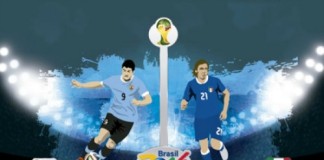 Italia vs. Uruguay juegan por su pase a octavos de final