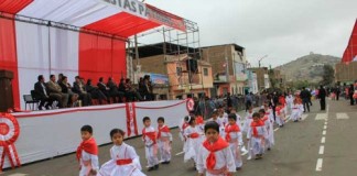 Con gran expectativa se llevó a cabo desfile patrio en El Porvenir