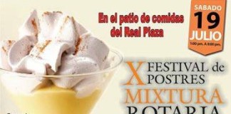 X Festival de Postres Mixtura Rotaria en el Real Plaza