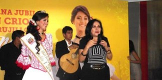 Coronan a reina de la Semana Jubilar de la Canción Criolla