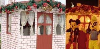 Casa de Papá Noel en la Plaza de Armas