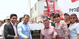 Ministro de Trabajo y Promoción del Empleo presenta obras de inversión pública en La Esperanza