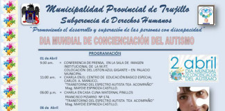 Actividades por el Día Mundial de Concienciación del Autismo en Trujillo
