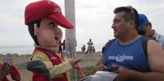 «Vialito» sensibiliza sobre el respeto a las Normas de Tránsito en Huanchaco