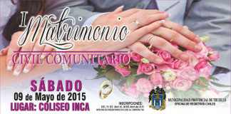 I Matrimonio Civil Comunitario en Trujillo