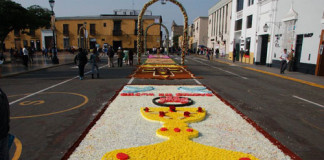 Crearon Alfombras y Arcos para el Corpus Christi