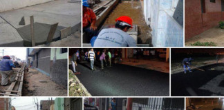 Realizan mejoramiento de veredas y pistas en Cuatro Urbanizaciones