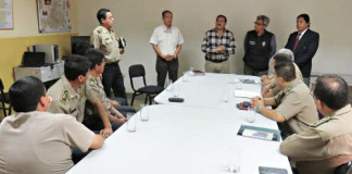 Oficiales de la Escuela de Postgrado PNP felicitan labor que realiza Seguridad Ciudadana de Trujillo