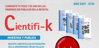 Revista “CIENTIFI-K” de la UCV es indexada en Base de Datos Internacional