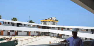 Nuevo colegio Andrés Avelino Cáceres en Víctor Larco presenta 85% de Avance
