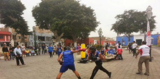 Programa de Formación Deportiva realizó exhibición Boxística en la Plazuela del Recreo