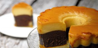 Torta de Flan con Chocolate