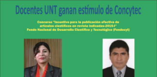 Docentes UNT ganan estímulo de CONCYTEC