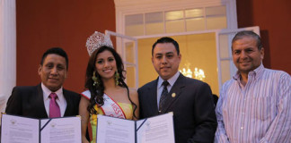 Miss Teen Perú 2015 recibió Reconocimiento por el Consejo Regional de la Libertad