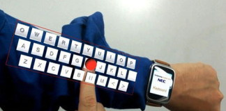 En Japón crean un “Teclado Virtual” que se proyecta sobre el Brazo