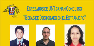 Egresados de la UNT ganan concurso «Becas de Doctorado en el Extranjero»