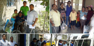 Comuna provincial entrega productos a beneficiarios de escasos recursos