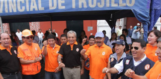 Alcaldes distritales firman acta de compromiso de acción en Defensa Civil