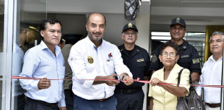 Ministro del interior inauguró comisaría en Florencia de Mora