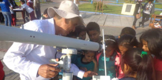 Universidad Nacional de Trujillo celebró el día de la Astronomía en Salaverry