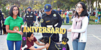 Club Rottweiler otorgó medallas de honor a mascotas de la Brican.