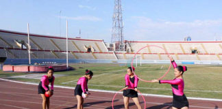 Gimnastas trujillanas se preparan para los los Juegos Nacionales de Olimpiadas Especiales