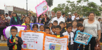 Comuna provincial realizó pasacalle por el Día Universal del Niño