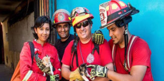 Bomberos voluntarios crearon brigada de rescate animal