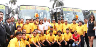 Entregan microbuses que cubrirán ruta Trujillo – El Porvenir de la empresa El Cortijo