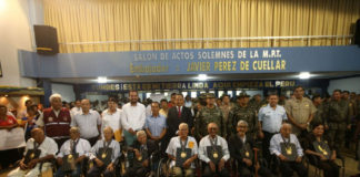 Ministerio de Defensa condecoró a exmilitares de campaña de 1941