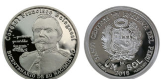 BCR lanza moneda en homenaje a Francisco Bolognesi
