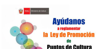 Iniciarán consulta para reglamentar Ley de Promoción de Puntos de Cultura