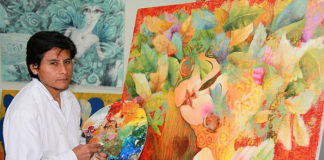 Pintor trujillano José Manuel Escobar presenta muestra en Brasil