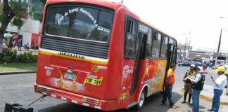 Segat monitorea gases de vehículos de Transporte Público de Trujillo