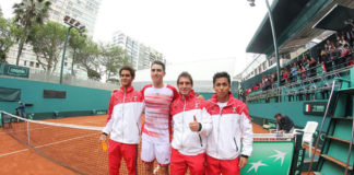 Equipo peruano de Copa Davis entrena en Guayaquil
